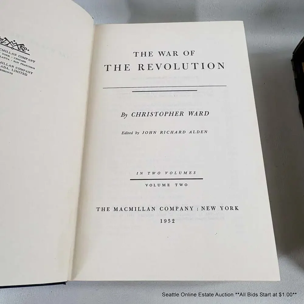 The War of the Revolution by Christopher Ward, 1952 Two Volume Set with Slipcase